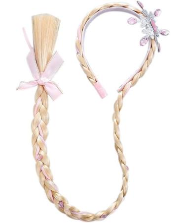 Weaving Braids Headband Icesnow Queen Hairhoop for Little Girl Lovely Hair Styling Accessories Roleplay Hair Decors Flowers 01 - Buy Online on GoSupps.com