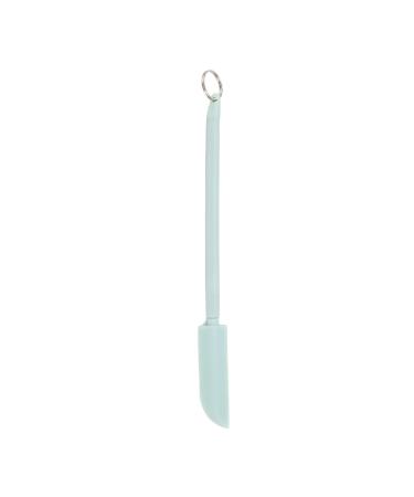 Spatula retractable silicone spatula and spoon portable retractable spatel opener easy to clean with a hanging buckle for cosmetics lip gloss