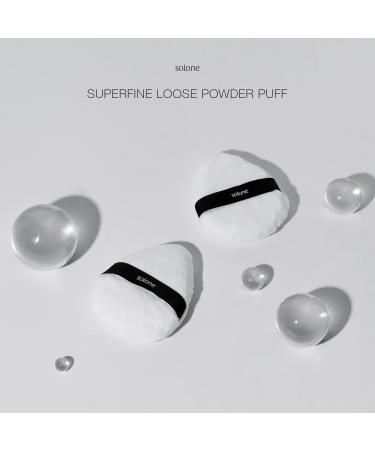 Solone 5Pcs Soft Powder Puff Makeup Sponge Set with Case - Ideal for Loose Powder Foundation & Concealer - Reusable & Contours to Your Face - Buy Online on GoSupps.com