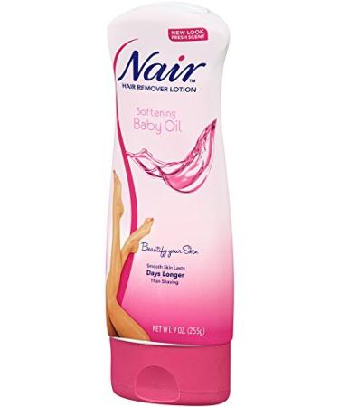 Nair Hair Removal Lotion with Baby Oil - 9 oz | Smooth and Hair-Free Skin - Buy Online on GoSupps.com