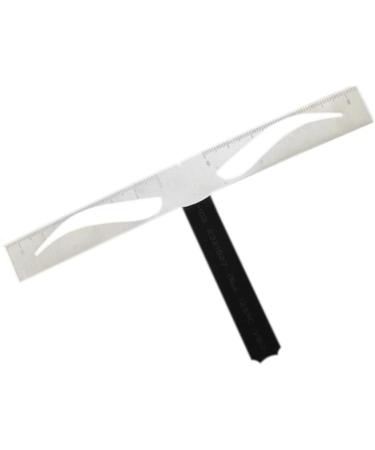DRESSOOS 1pc Eyebrow Shapes Stencil Eyebrow Tools Brow Stencils Template Stainless Steel Positioning Ruler Size 1 As Shown - Buy Online on GoSupps.com