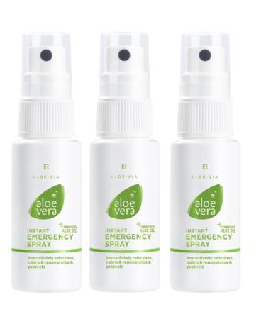 LR Health&Beauty Aloe-Via Aloe Vera Instant Emergency Body Lightweight Spray Travel Size 30 mlWomen Men Mini Size Set of 3