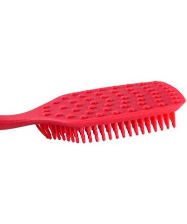 Bumdenuu Silicone Dishwasher Brush with Long Handle (Red) - Buy Online on GoSupps.com