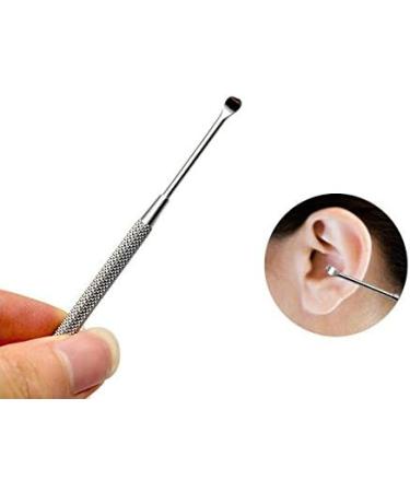 YANSHG Double Head Ear Spoon Ear Scoop Stainless Steel Rotary Digs Ears dug - Helps Prevent Wax Build up and Infection. 1 Pc - Buy Online on GoSupps.com
