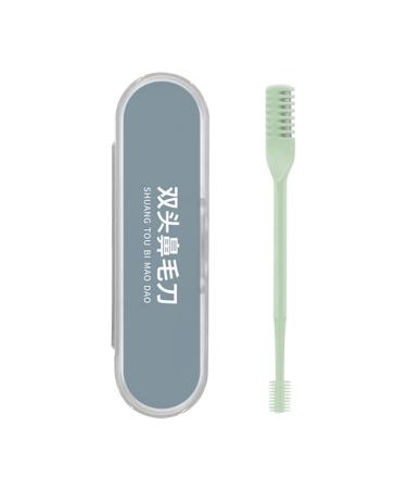 360 Degree Rotating Double Head Nose Hair Trimmer Nose Washable Hair Trimming Ear Nose Portable Hair Removal Tools Trimmer green2 One Color