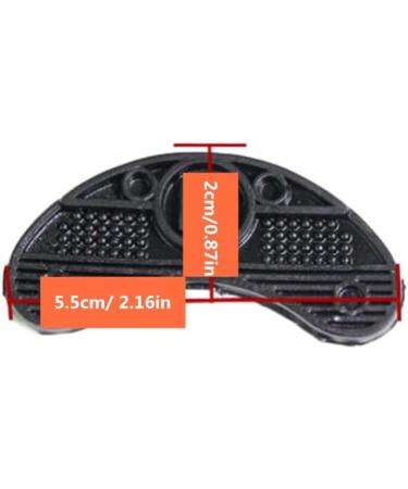 20pcs Rubber Heel Plates Shoe Repair Pads with Nails - Black - Buy Online on GoSupps.com