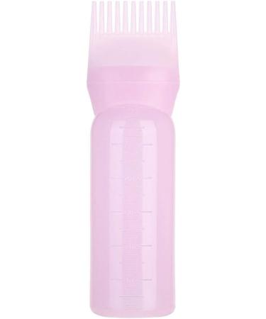 Root Comb Applicator Bottle Hair Dye Bottle for Hair Dye Bottle Applicator Brush with Graduated Scale(3 colors for your choice)(Pink) - Buy Online on GoSupps.com