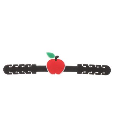 5pcs Kids Cartoon 14 * 1.4cm Adjustable Extension Strap Buckle Ears Protectors Hook Ear Saver Grips Wearing Clips(Black)