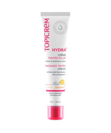 TOPICREM Hydra+ Radiance Gekleurde Cr me SPF 50 Light 40 ml