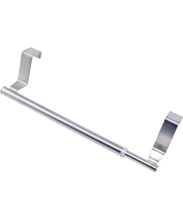 Alipis 2pcs Kitchen Utensil Hanger Traceless Towel Rack Coat Hanger Stainless Steel Kitchen Rack Silverx2pcs 22*7cmx2pcs - Buy Online on GoSupps.com