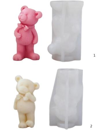 Little Bear Aromatherapy Candle Mold - 3D Veil Goddess Design for DIY Crafts & Soap Making - Perfect for Plaster & Epoxy Projects - Buy Online on GoSupps.com