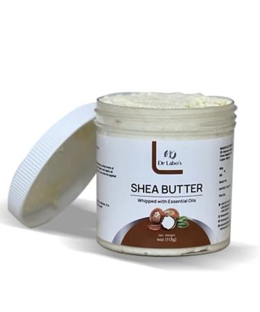 Buy DR LABO S Shea Butter Whipped with Essential Oils - Raw Unrefined African Shea Butter for Skin Hair & Nails | International Shipping - Buy Online on GoSupps.com
