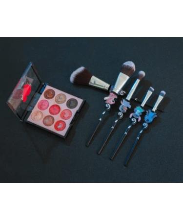 5pcs Makeup Brushes Set - Black Simple Blush & Eye Shadow Cosmetic Brush Set for Daily Makeup | International Shipping Available - Buy Online on GoSupps.com
