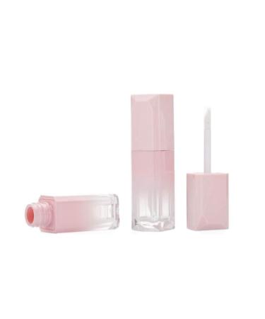 5-Pack 4ml Pink Gradient Square Lip Gloss Tubes with Magic Wand Applicator - Refillable DIY Lip Balm Containers - Buy Online on GoSupps.com