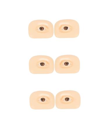 Beavorty 3 sets Blank Thick Portable Board Up Eyeshadow Fake Training Makeup Make of Artificial Professional 6.9x5.2cmx3pcs Assorted Colorx3pcs