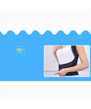 Buy Black XL Neoprene Orthopedic Back Lollipop Vest - Backrest Belt Corset for Pain Relief | International Shipping Available - Buy Online on GoSupps.com