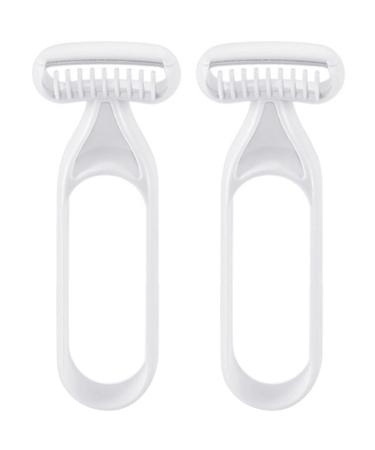 MAGICLULU Kit De Rasage Manuel Pour Aisselles Et Corps Pour Femmes Rasoir Pour Le Corps Et Les Jambes Outil De Soins De Beaut Gris 13x5cm Gris