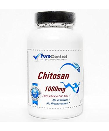 Chitosan 1000mg // 180 Capsules // Pure // by PureControl Supplements