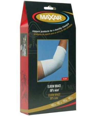 MAXAR Medical Grade Elbow Compression Sleeve | Arthritis Tendonitis & Sports Support | Unisex Wool Brace for Joint Relief - Buy Online on GoSupps.com