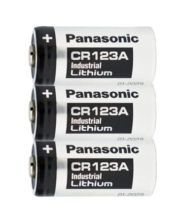 DUSLAN 3-Pack for Panasonic CR123A 3V Lithium Batteries + Bonus 4-Pack AAA Alkaline Batteries