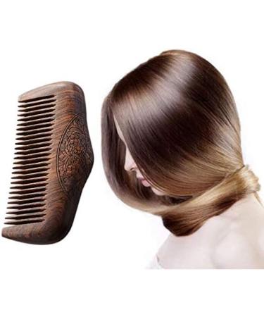 fumooa Pocket Comb Sandalwood Super Narrow Dent Wood Combs Static Lice Beard Comb Hairstyle Sandalwood Comb - Buy Online on GoSupps.com