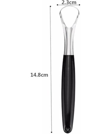 Tossper Stainless Steel Tongue Scraper - Reusable Portable Oral Hygiene Tool for Adults | Fresh Breath & Cleaner Tongue - Buy Online on GoSupps.com