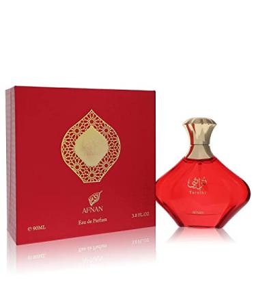 Afnan Turathi Red Eau de Parfum Spray for Women 3 Ounce