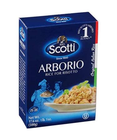 Riso Scotti Arborio Risotto Rice 1.1 lbs (500g) Superfino - Chef Selected, Gluten Free, Non-GMO - Product of Italy - Buy Online on GoSupps.com