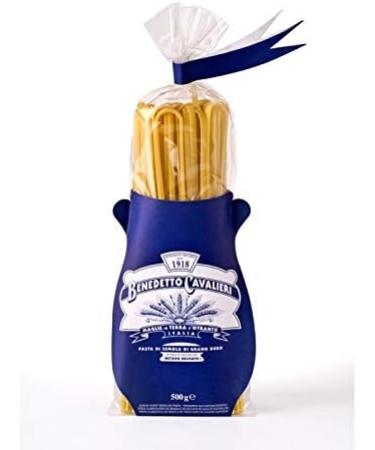  PASTA CAVALIERI LU Vientu Pasta Tasting Box - Cavaliers Spaghetti - Roulettes - Medium Striped - liques - Noodles - Smooth Pens - Durum Grain Semolina Pasta - Artisan product made in Salento (6 x 500 g) - Buy Online on GoSupps.com