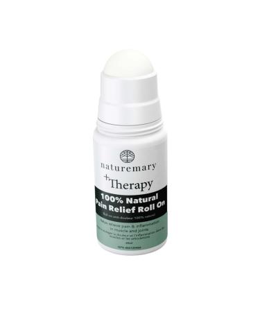naturemary +Therapy Pain-Relief Roll-On Athletes Blend Subtle Mint Aroma made with our Biologist Formulated BioTerpene Advanced Terpene Botanical Blend for fast acting Muscle Pain Joint Pain Stiffness Arthritis Pain & Inflammation Relief great alternative