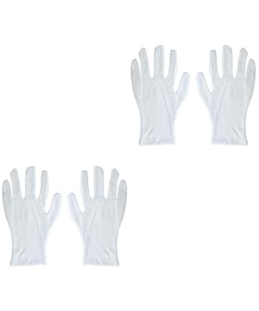 FRCOLOR 12 Pairs Gloves White Lengthen Work