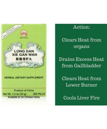 Long Dan Xie Gan Wan 200ct - Snake & Dragon Liver Teapills for Liver Health - Buy Online on GoSupps.com