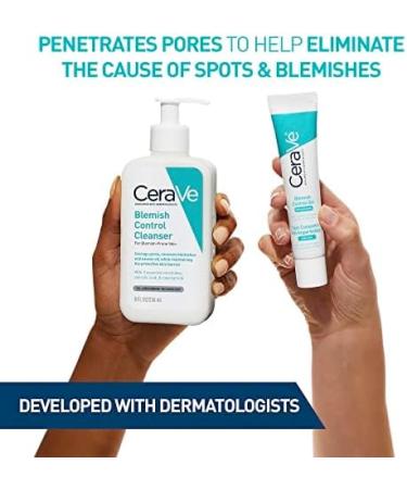 CeraVe Blemish Control Face Cleanser with 2% Salicylic Acid & Niacinamide 236ml - Buy Online on GoSupps.com