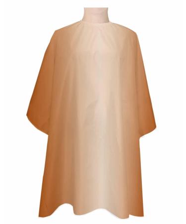 Ombre Burnt Orange Barber Cape - Salon Hair Cutting Cape for Women Men Kids Adults Contemporary Minimalist Solid Color Haircut Cape with Adjustable Elastic Neckline Hairdressing Stylist Accessories 1 piece 55x63 Inch Burnt Orange