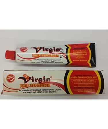 Virgin Hair Fertilizer - Hair Growth Treatment | Scalp Nourishing Cream | Reduces Dandruff & Breakage | 125g Natural Formula for Healthy Hair - Buy Online on GoSupps.com