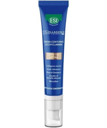  ESI Biocollagenix Eye and Lip Cream with Marine Collagen Hyaluronic Acid and Pink Smooths and Plumps Skin with Lift Effect Dermatologically Tested 15 ml - Buy Online on GoSupps.com