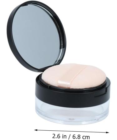 Beavorty 3 pcs makeup containers makeup compact powder case empty loose powder compact empty loose powder Mx3pcs Blackx3pcs - Buy Online on GoSupps.com