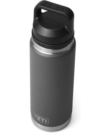 YETI Rambler 26 oz Bottle - Vacuum Insulated Stainless Steel with Chug Cap in Charcoal Color - Buy Online on GoSupps.com