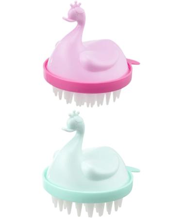 Tovinanna 4-Piece Curly Hair Massage Shampoo Brush Set | Scalp Massage & Hair Growth Shower Head | Ideal for Kids & Adults - Buy Online on GoSupps.com