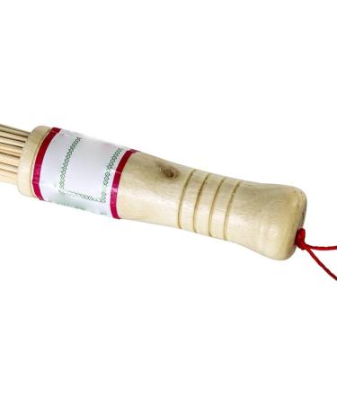 Premium Bamboo Massage Stick with Lanyard - Handheld & Polished for Ultimate Relaxation | International Shipping Available - Buy Online on GoSupps.com