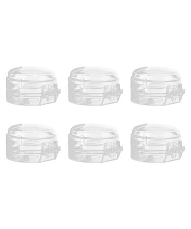 Child protection stove rotary knobs child safety oven stove child locking set oven child safety kitchen gas stove button covers stove protection buttons for herd gas flock 6 pieces transparent
