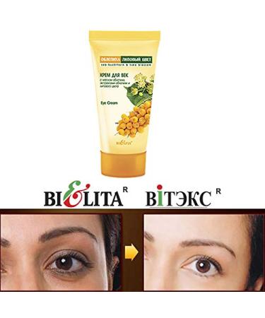 Bielita & Vitex Sea-Buckthorn & Lime Blossom Eye Cream - Brightening and Hydrating Formula - Buy Online on GoSupps.com