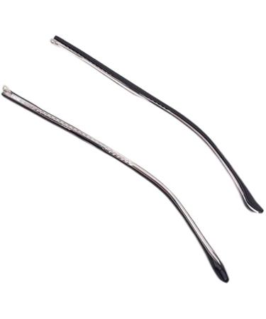 Vekker Yewear leg glasses accessories glasses substitute made of black plastic ironing arms glasses spare parts for the glasses repair 1 pair