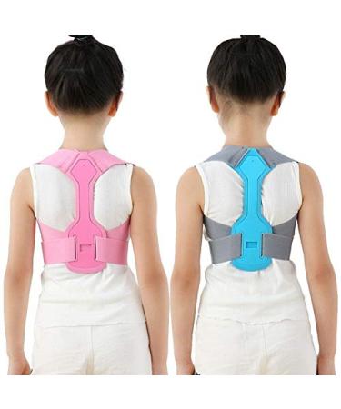 Children Kid Shoulder Back Brace Support Adjustable Magnetic Posture Corrector Spine Lumbar Support Brace Belt (Color : Blue Size : Small) vision Pink S - Buy Online on GoSupps.com