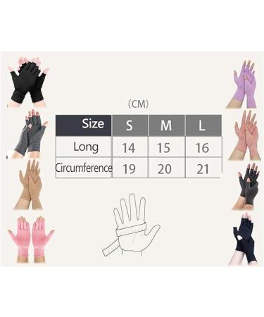 One Compress Bamboo Arthritis Gloves Premium One compres Bamboo Hand Gloves Fingerless Hand Thumb Compression Gloves Gray Spots Medium - Buy Online on GoSupps.com