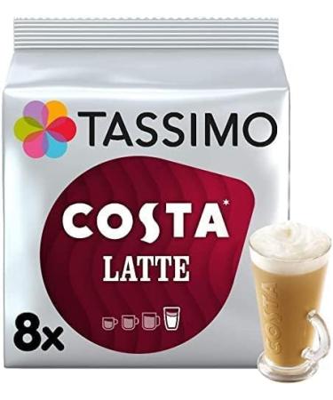 Tassimo Costa Latte Pods 16 T-Discs 8 Drinks - Buy Online on GoSupps.com