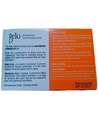 Belo Intensive Kojic & Tranexamic Acid Whitening Soap 65 g - Buy Online on GoSupps.com