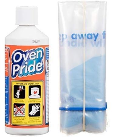Oven Pride Oven Cleaner (1) With a Sponge wipe + Bags to Clean Oven Racks and Grill + Gloves Easy to use (Instructions included) Full Complete Deep Oven Cleaning Kit - Buy Online on GoSupps.com