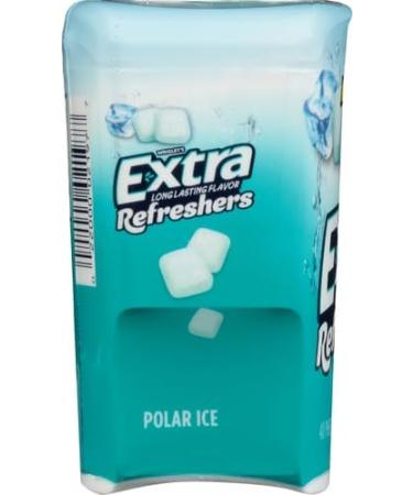 Wrigleys Extra Refreshers Polar Ice Sugar Free Chewing Gum 40 Piece Tub - Buy Online on GoSupps.com
