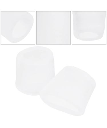 Healeved 30 Pcs Pinky Toe Silicone Sleeves - Gel Toe Caps for Toe Protection | 2.5x2cm | Transparent - 3pcs - Buy Online on GoSupps.com
